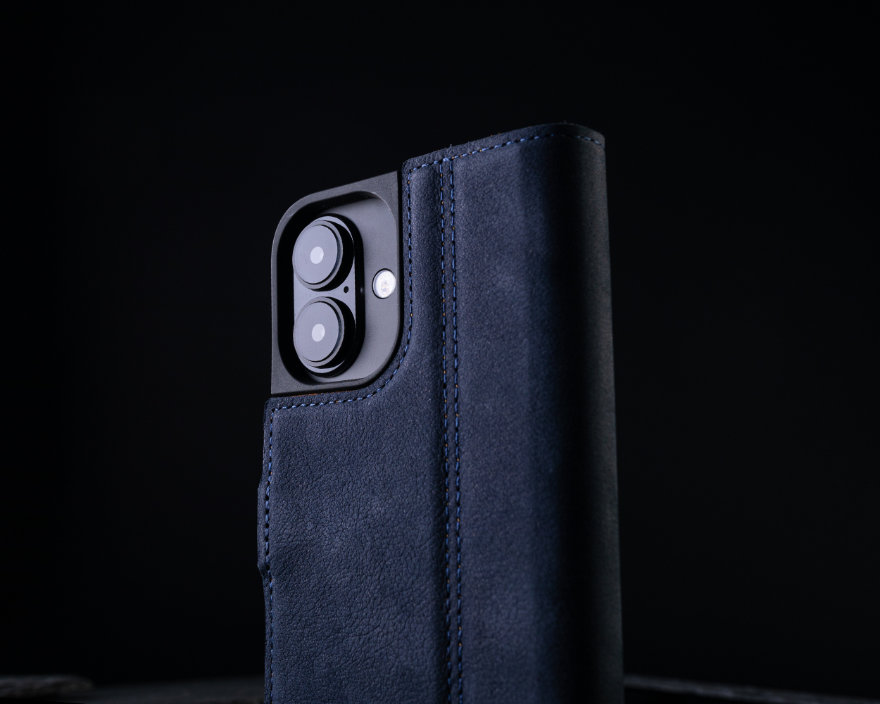 Apple iPhone 16 - Vintage Leather Wallet Phone Case