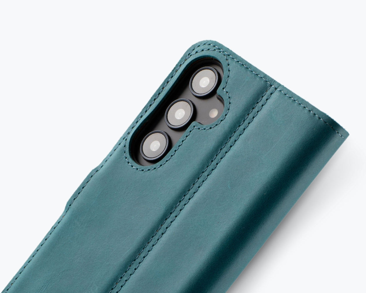 Samsung Galaxy A55 - Vintage Leather Wallet Phone Case