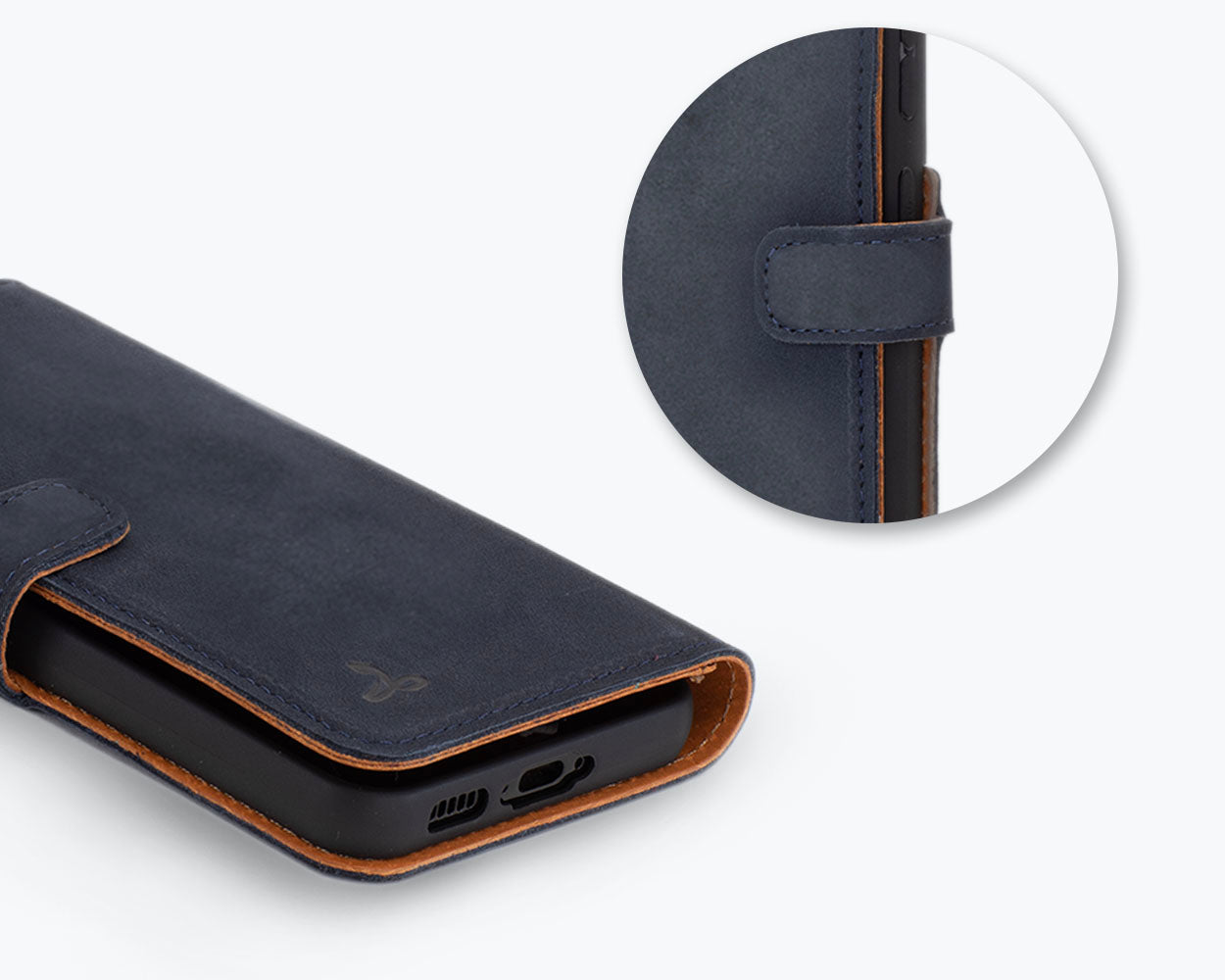 Samsung Galaxy S24 - Vintage Leather Wallet Phone Case