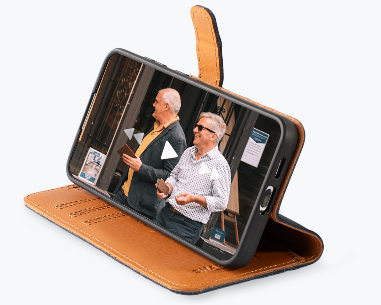 Samsung Galaxy S25 Plus - Vintage Leather Wallet Phone Case