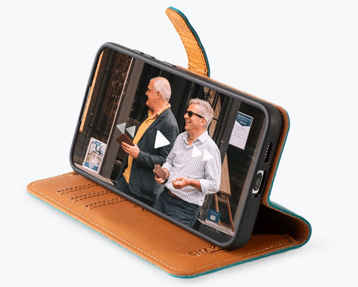 Samsung Galaxy S25 Plus - Vintage Leather Wallet Phone Case