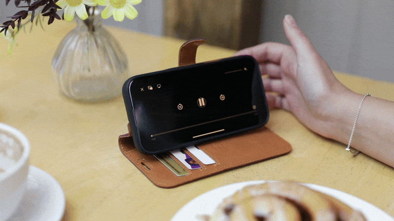 Samsung Galaxy A56 - Vintage Leather Wallet Phone Case