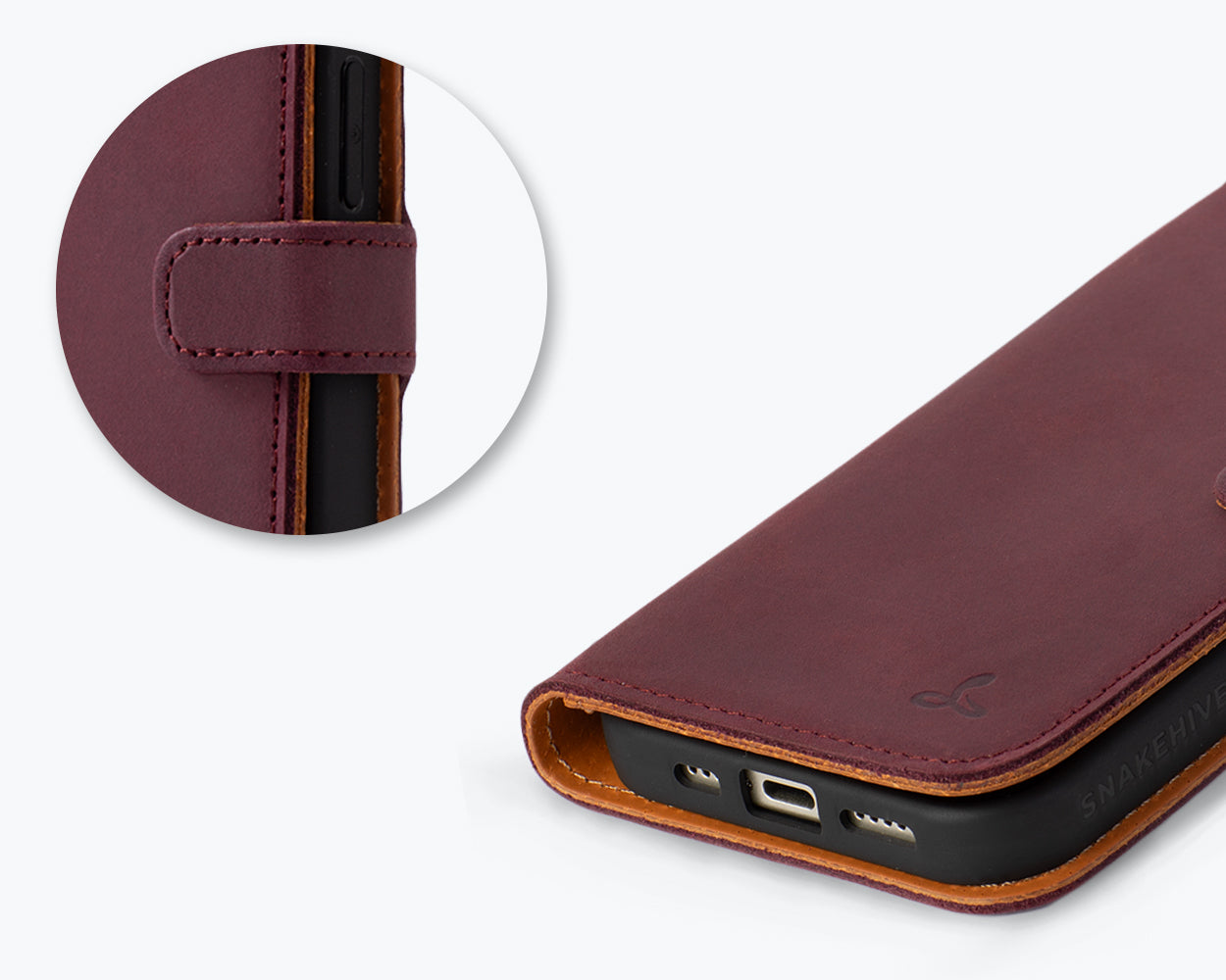 Apple iPhone 16 Pro - Vintage Leather Wallet Phone Case