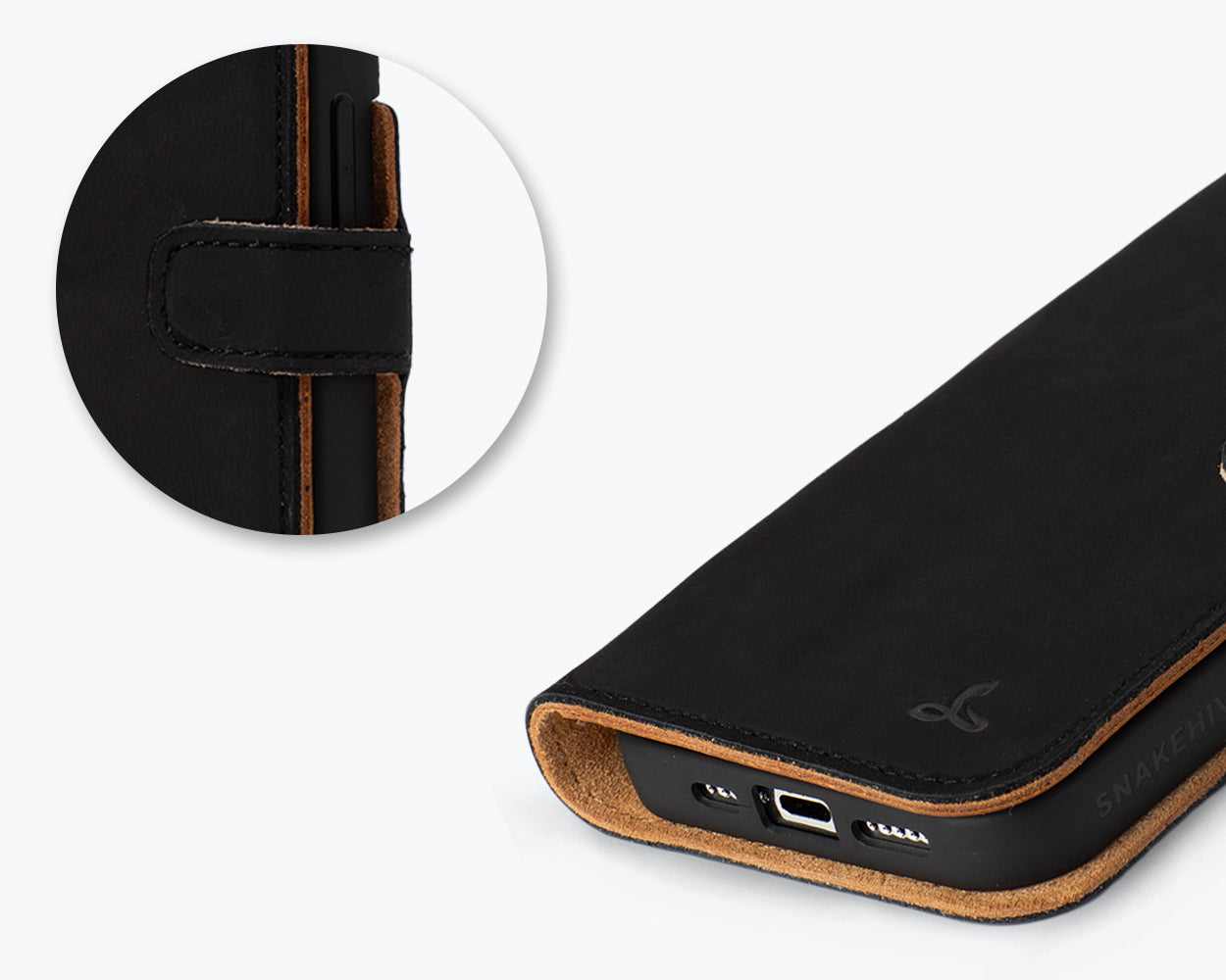 Apple iPhone 15 Pro - Vintage Leather Wallet Phone Case