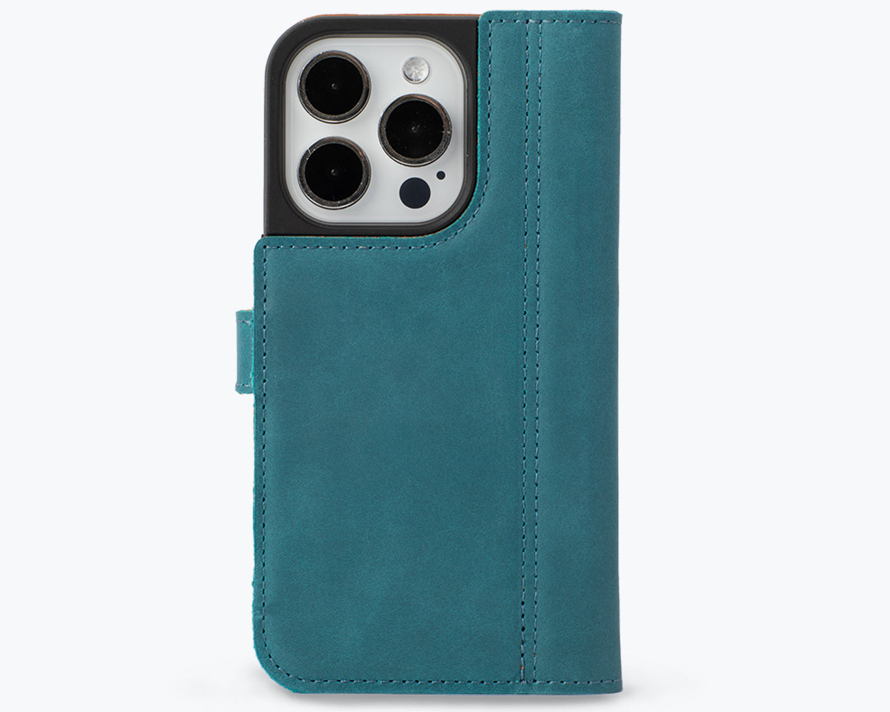 Apple iPhone 15 Pro - Vintage Leather Wallet Phone Case