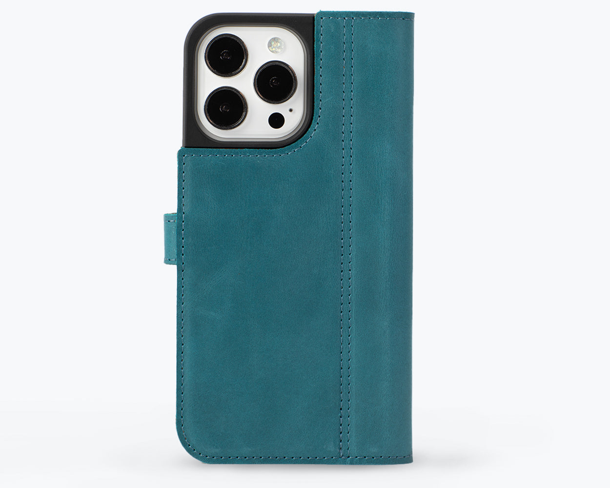 Apple iPhone 15 Pro - Vintage Leather Wallet Phone Case