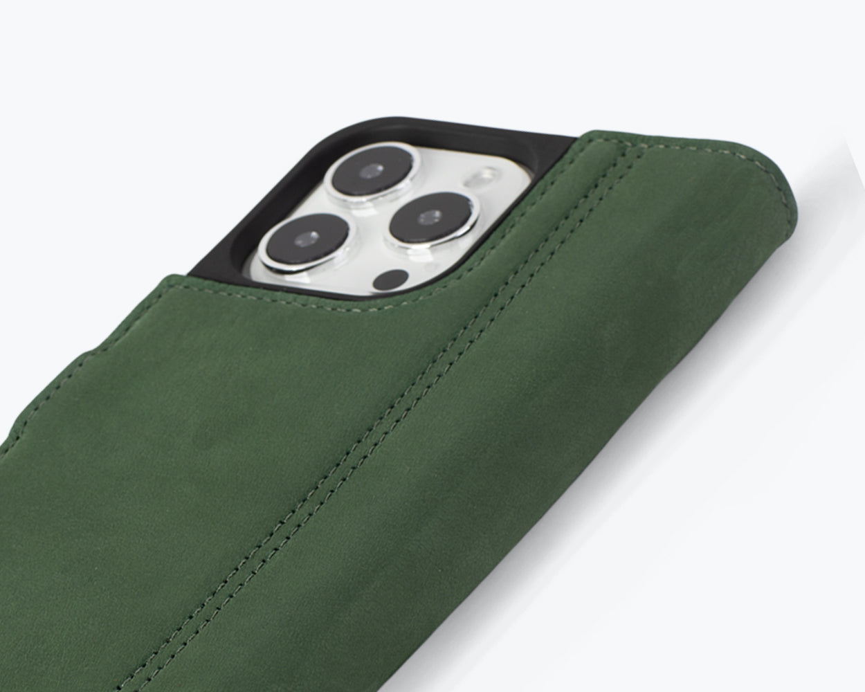 Apple iPhone 15 Pro - Vintage Leather Wallet Phone Case
