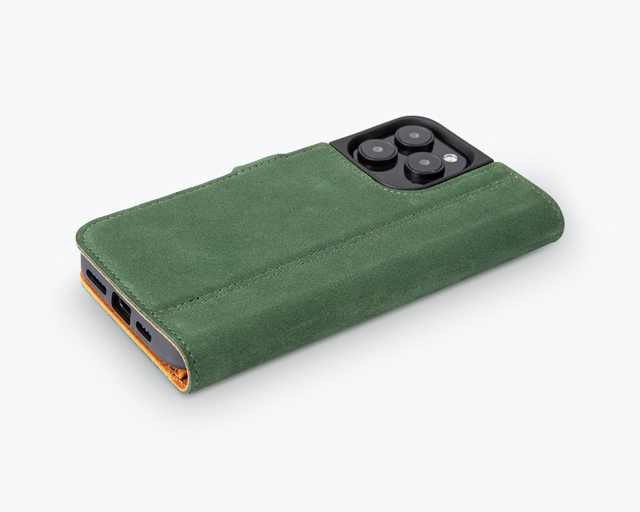 Apple iPhone 16 Pro Max - Vintage Leather Wallet Phone Case