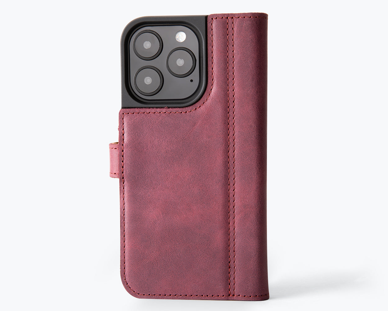 Apple iPhone 16 Pro Max - Vintage Leather Wallet Phone Case