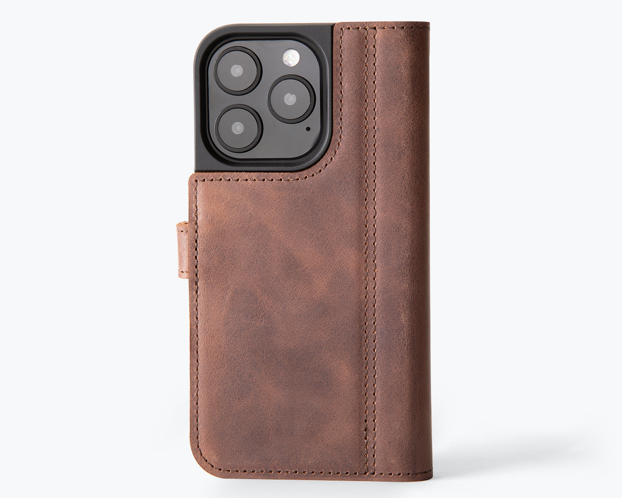 Apple iPhone 16 Pro Max - Vintage Leather Wallet Phone Case