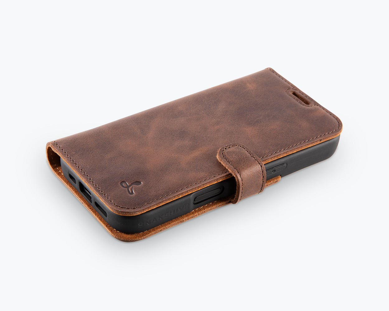 Apple iPhone 16 Pro Max - Vintage Leather Wallet Phone Case