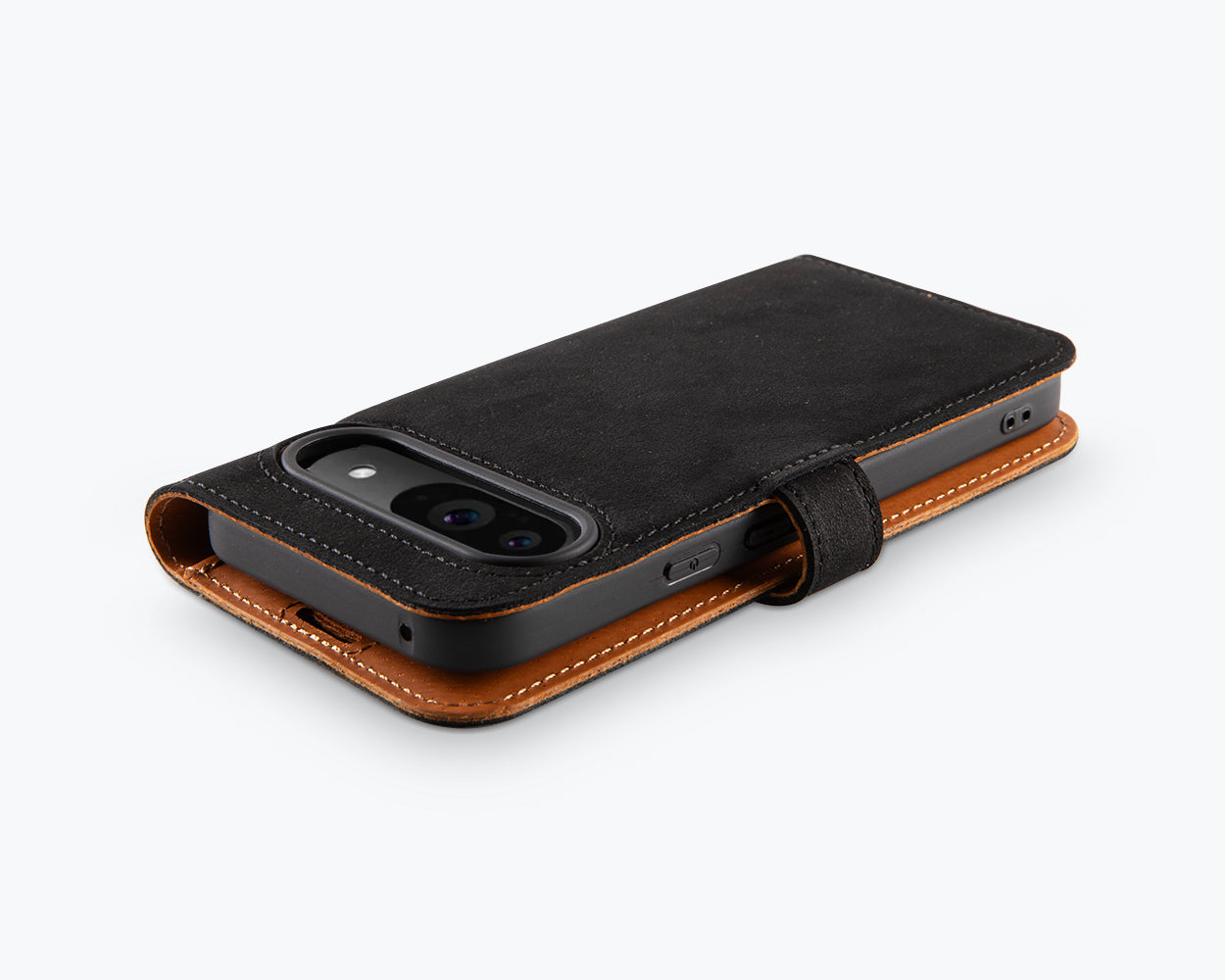 Google Pixel 9 Pro XL - Vintage Leather Wallet Phone Case