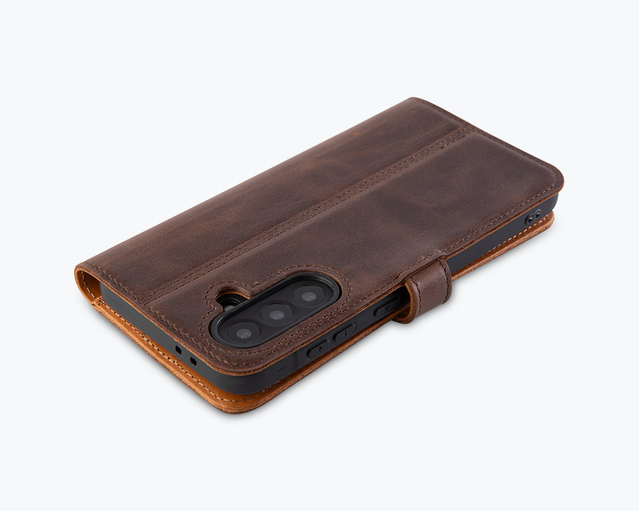 Samsung Galaxy A56 - Vintage Leather Wallet Phone Case