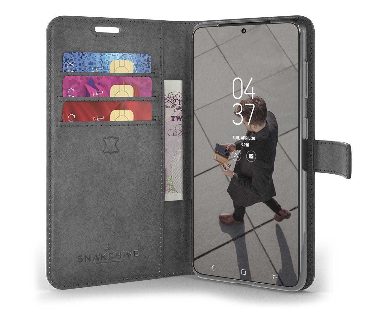 Samsung Galaxy S20 FE - Vintage Leather Wallet Phone Case