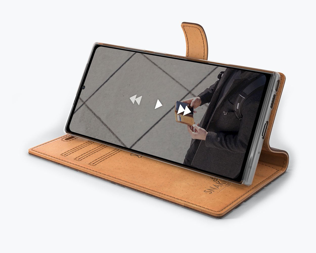 Étui portefeuille en cuir vintage - Samsung Galaxy Note 20