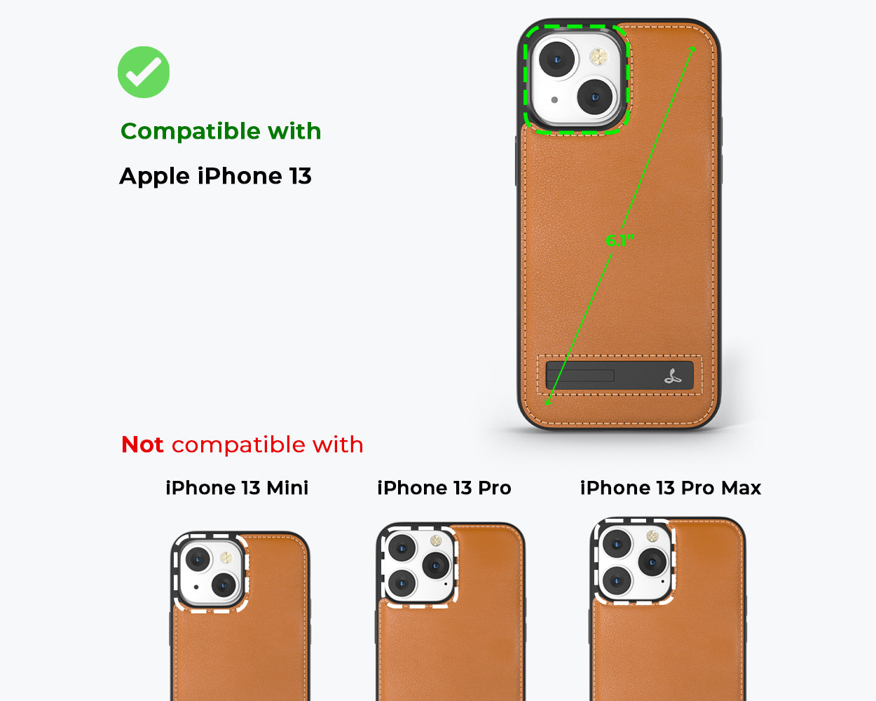 Étui en cuir Metro - Apple iPhone 13
