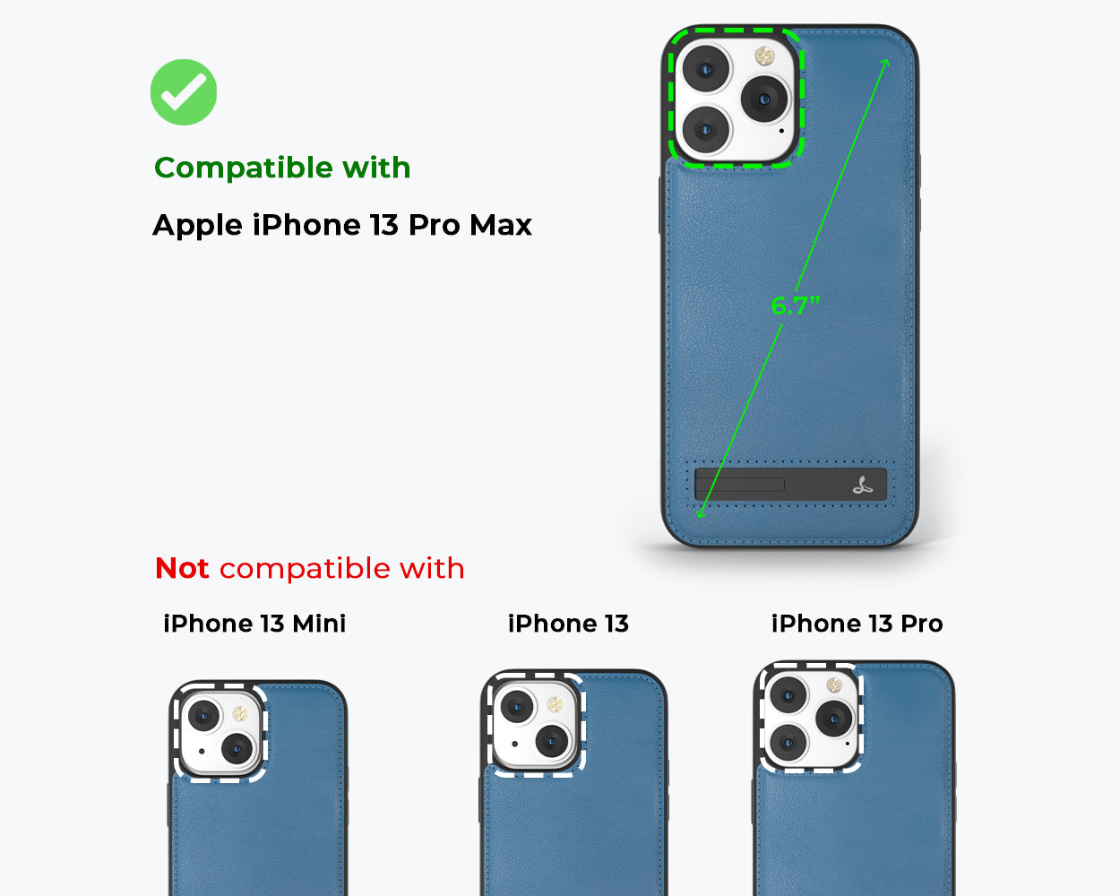 Étui en cuir Metro - Apple iPhone 13 Pro Max