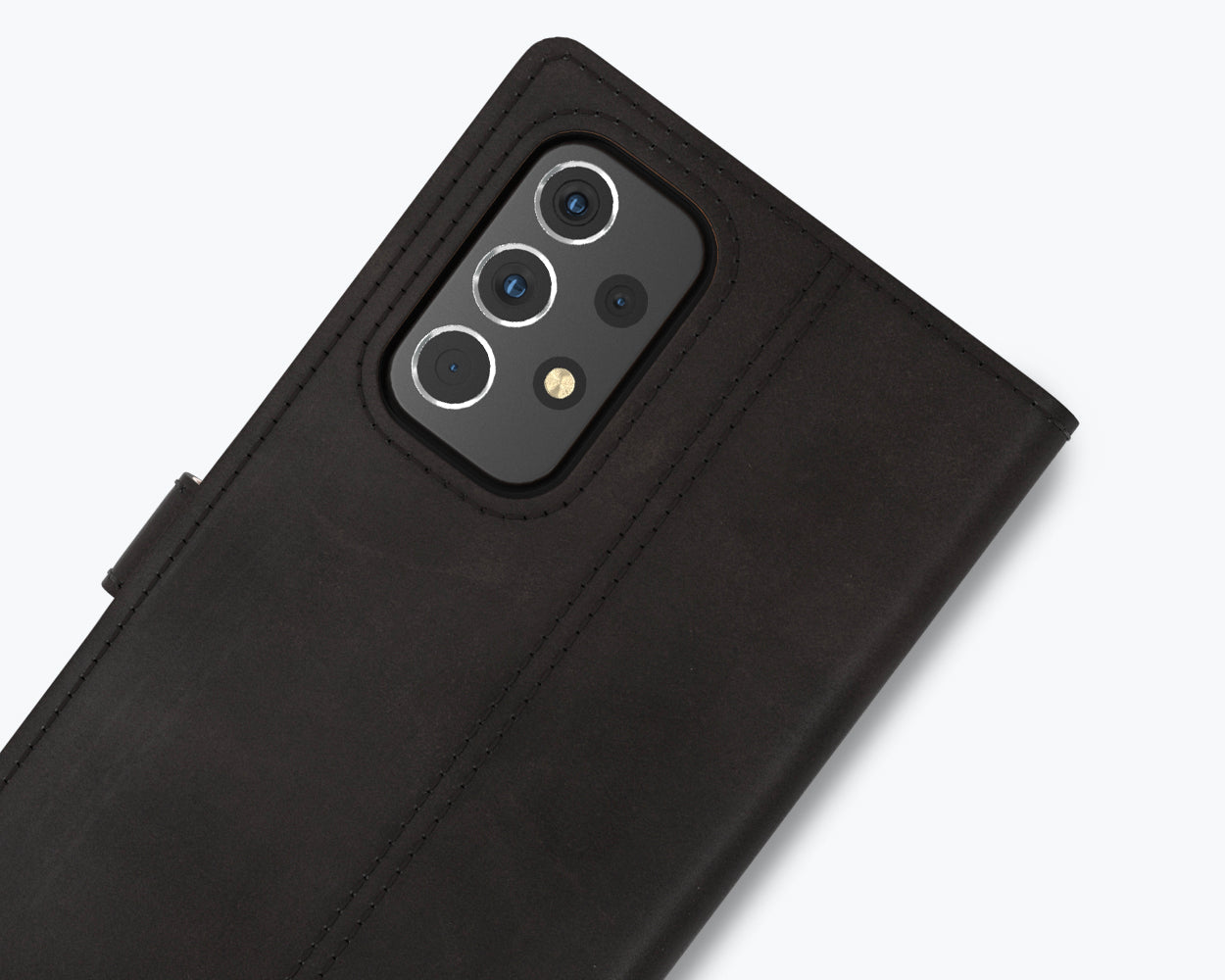 Étui portefeuille en cuir vintage - Samsung Galaxy A53