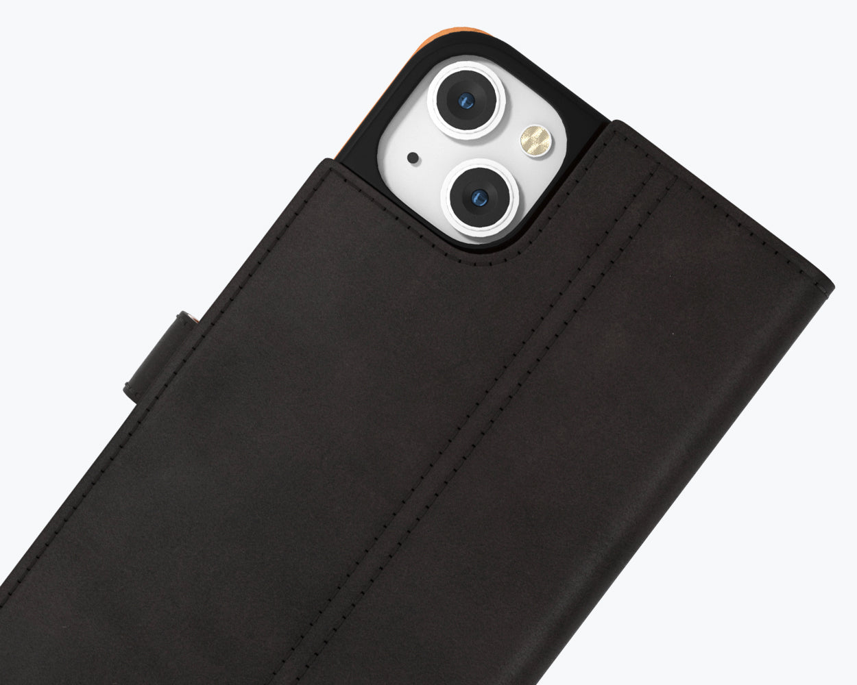 Étui portefeuille en cuir vintage - Apple iPhone 14 Plus