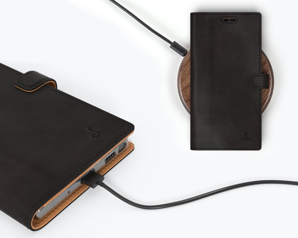 Étui portefeuille en cuir vintage - Samsung Galaxy Note 20
