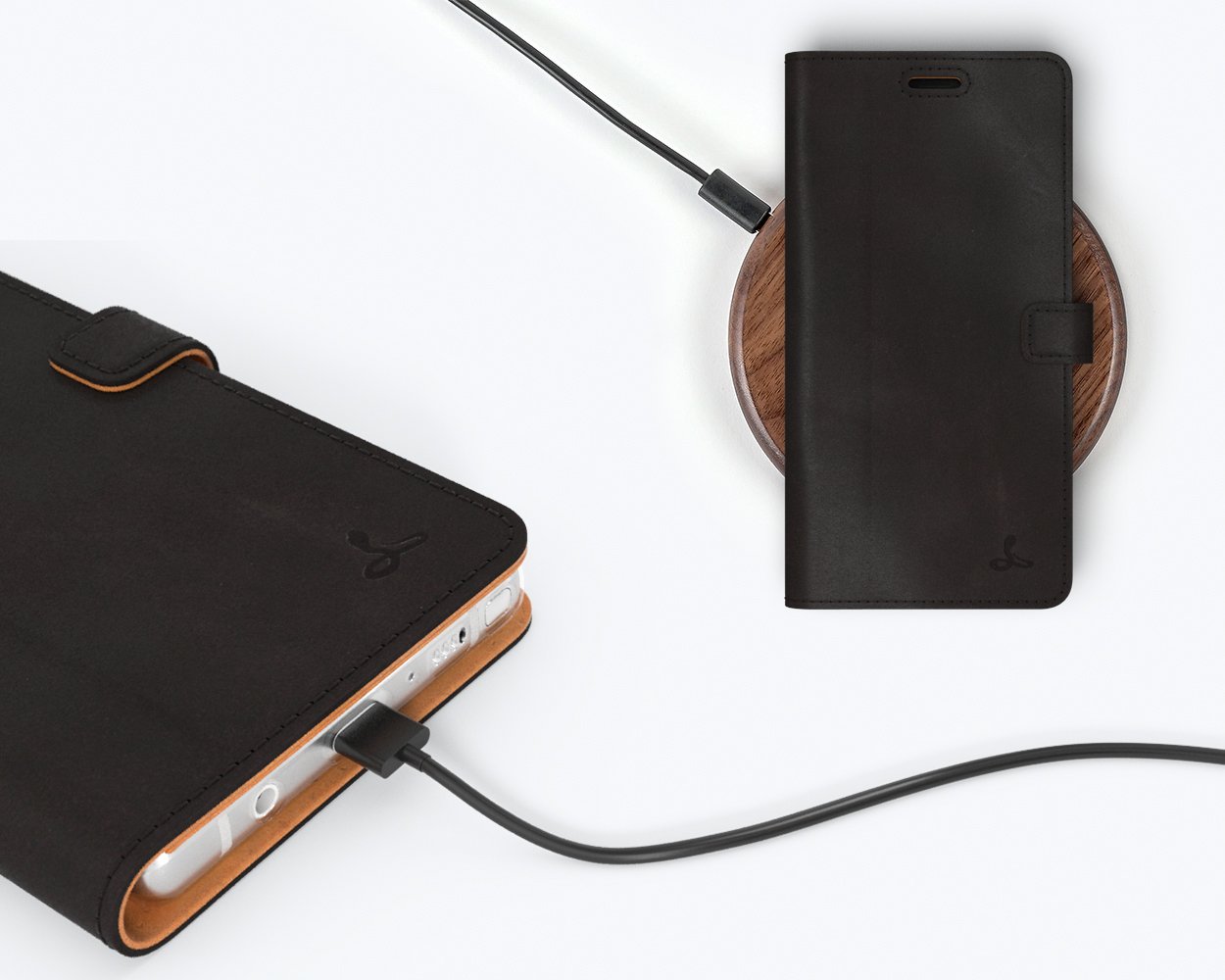 Samsung Galaxy Note 9 - Vintage Leather Wallet Phone Case