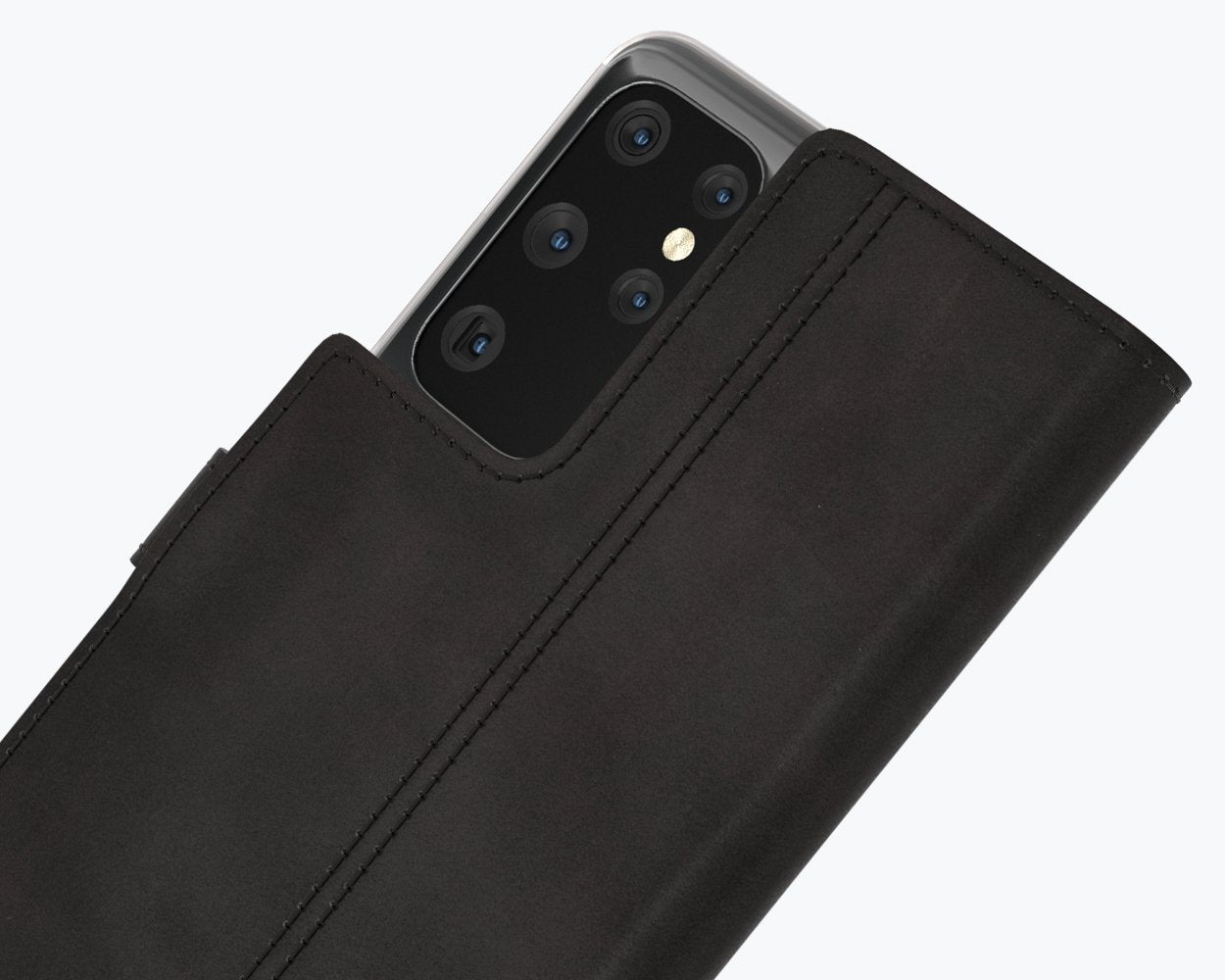 Étui portefeuille en cuir vintage - Samsung Galaxy S21 Ultra
