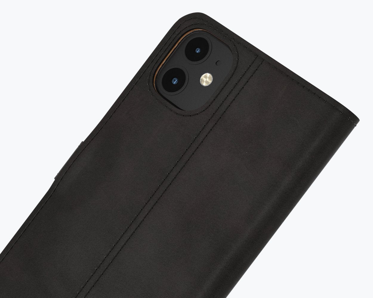 Apple iPhone 12 - Vintage Leather Wallet Phone Case