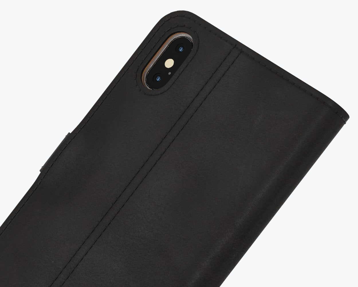 Étui portefeuille en cuir vintage - Apple iPhone X/XS
