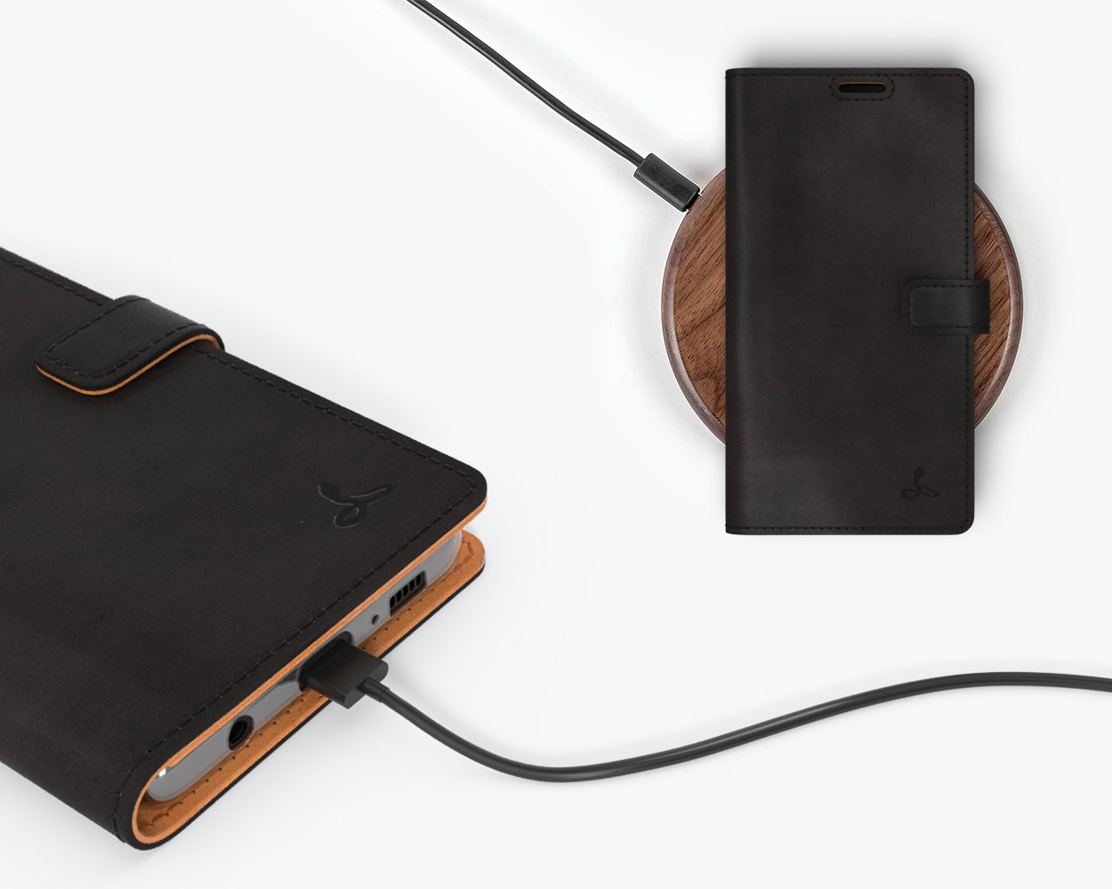 Samsung Galaxy S10 Plus - Vintage Leather Wallet Phone Case