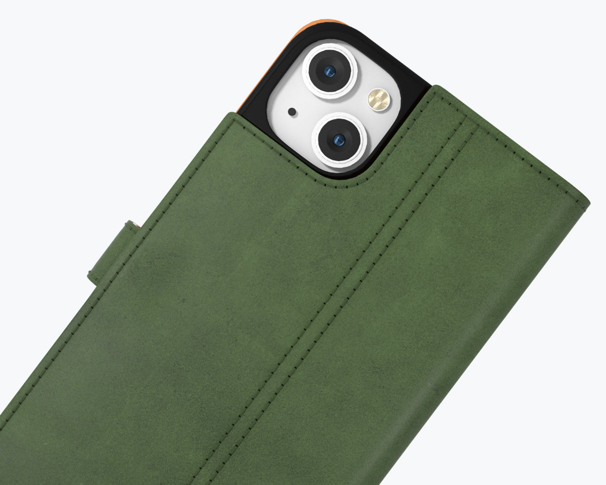Étui portefeuille en cuir vintage - Apple iPhone 14 Plus