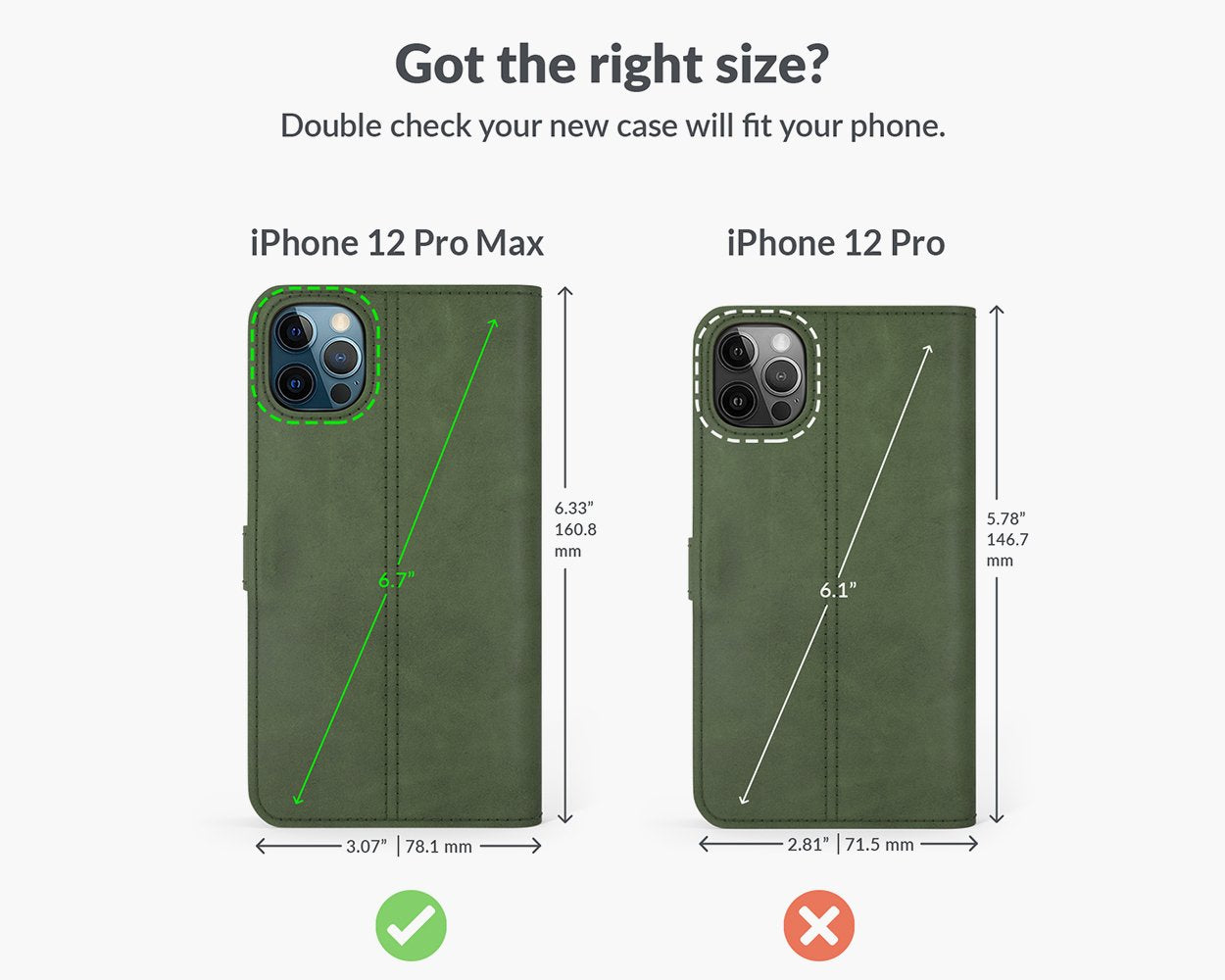 Étui portefeuille en cuir vintage - Apple iPhone 12 Pro Max