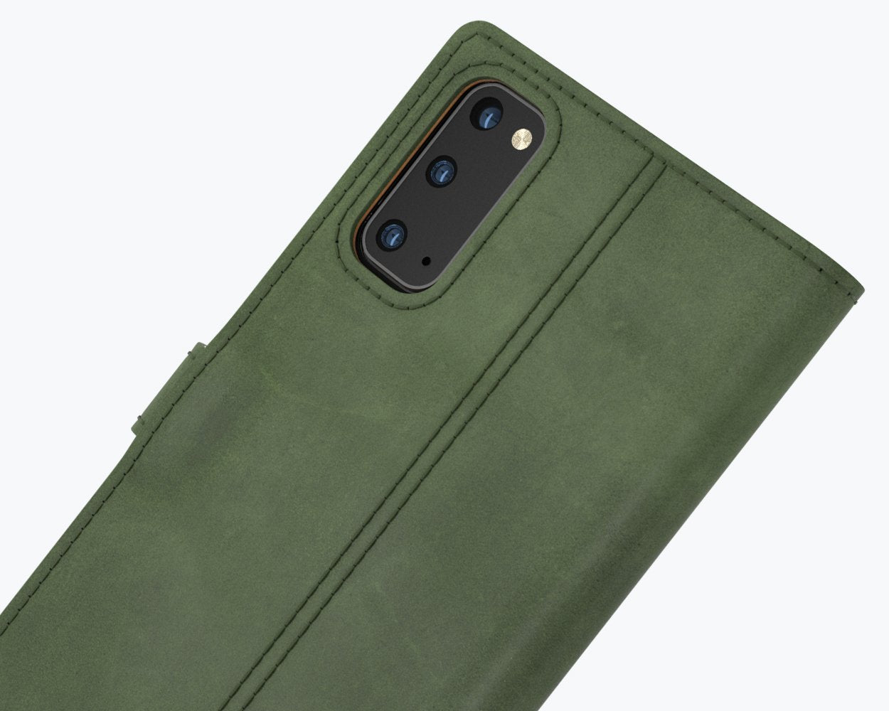 Étui portefeuille en cuir vintage - Samsung Galaxy S20 FE