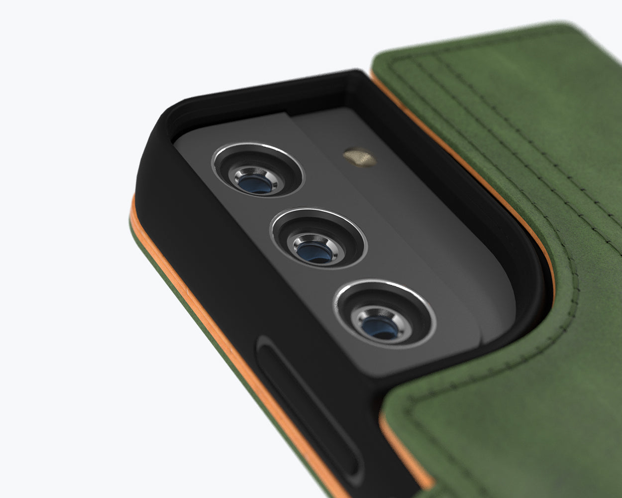 Étui portefeuille en cuir vintage - Samsung Galaxy S22