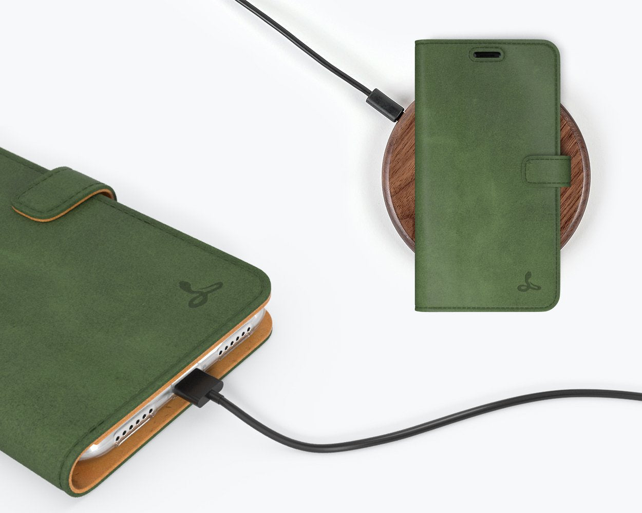 Étui portefeuille en cuir vintage - Apple iPhone XR