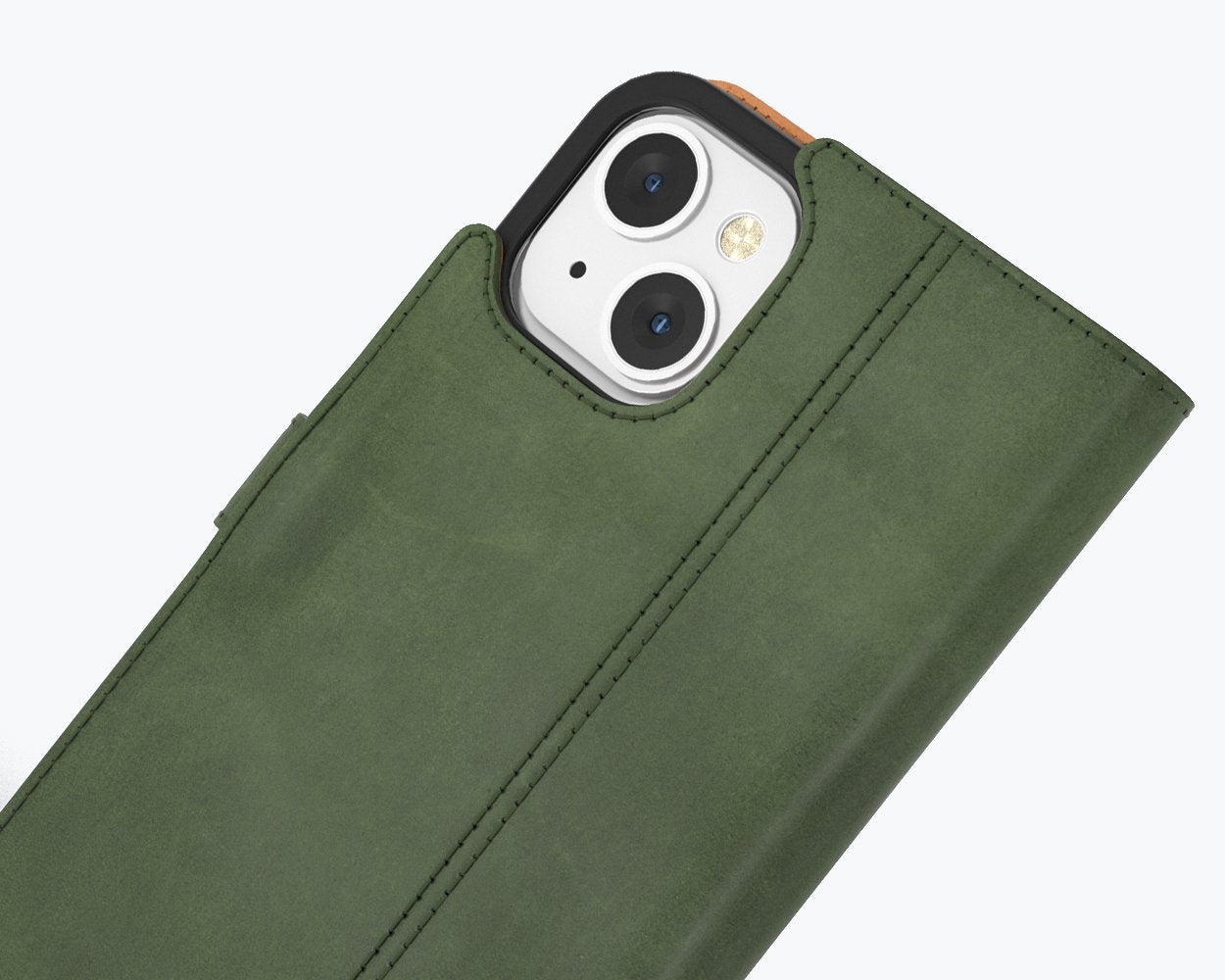 Étui portefeuille en cuir vintage - Apple iPhone 13 Mini