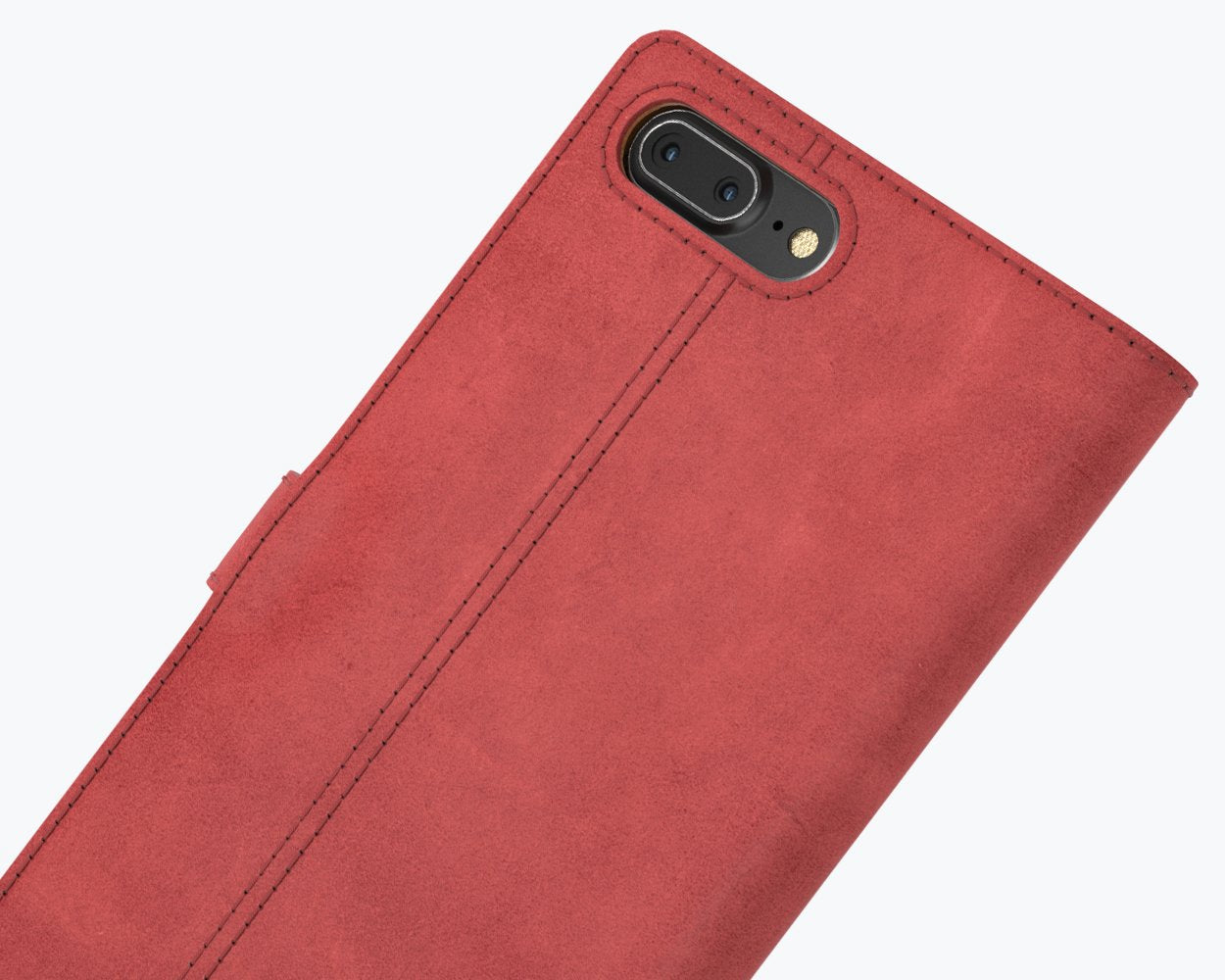 Étui portefeuille en cuir vintage - Apple iPhone 7 Plus