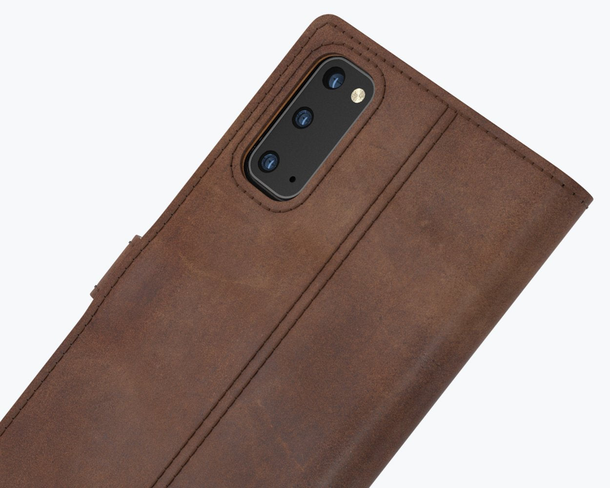 Étui portefeuille en cuir vintage - Samsung Galaxy S20
