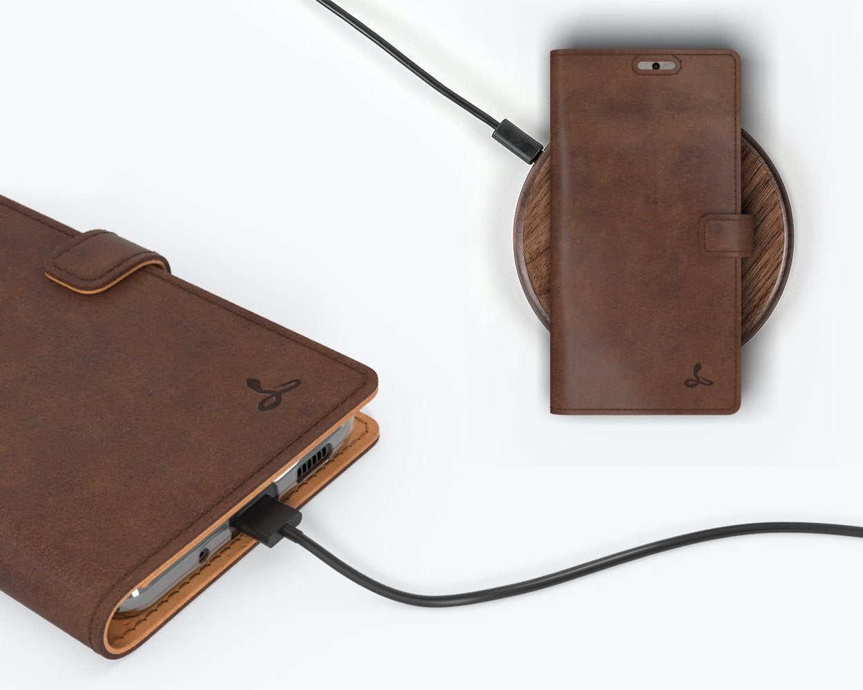Étui portefeuille en cuir vintage - Samsung Galaxy S20