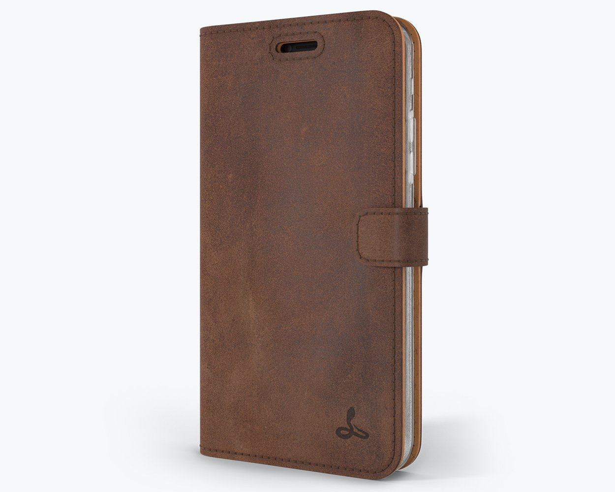 Étui portefeuille en cuir vintage - Apple iPhone X/XS