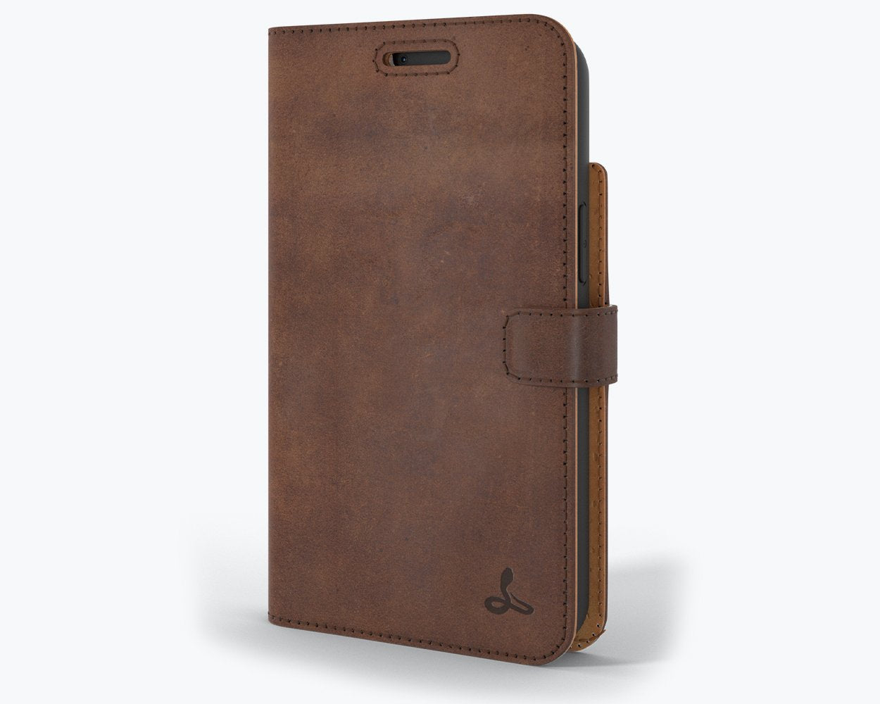 Étui portefeuille en cuir vintage - Apple iPhone 13 Mini