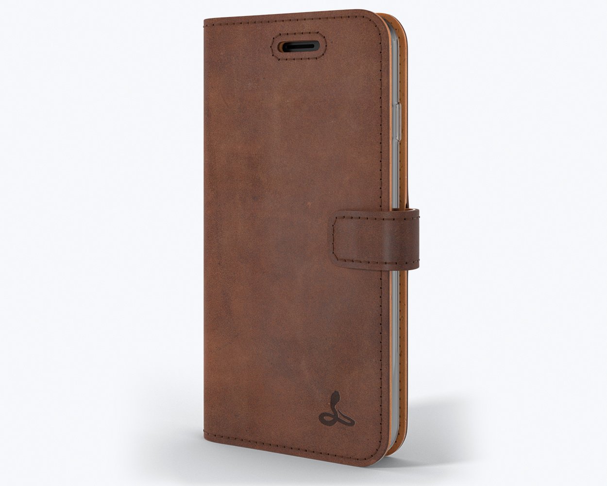 Apple iPhone 8 - Vintage Leather Wallet Phone Case