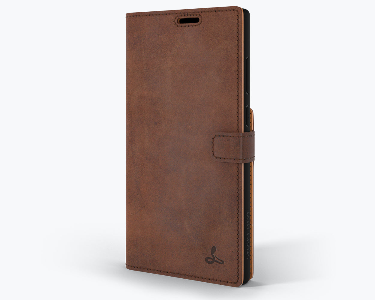 Étui portefeuille en cuir vintage - Samsung Galaxy S22 Ultra