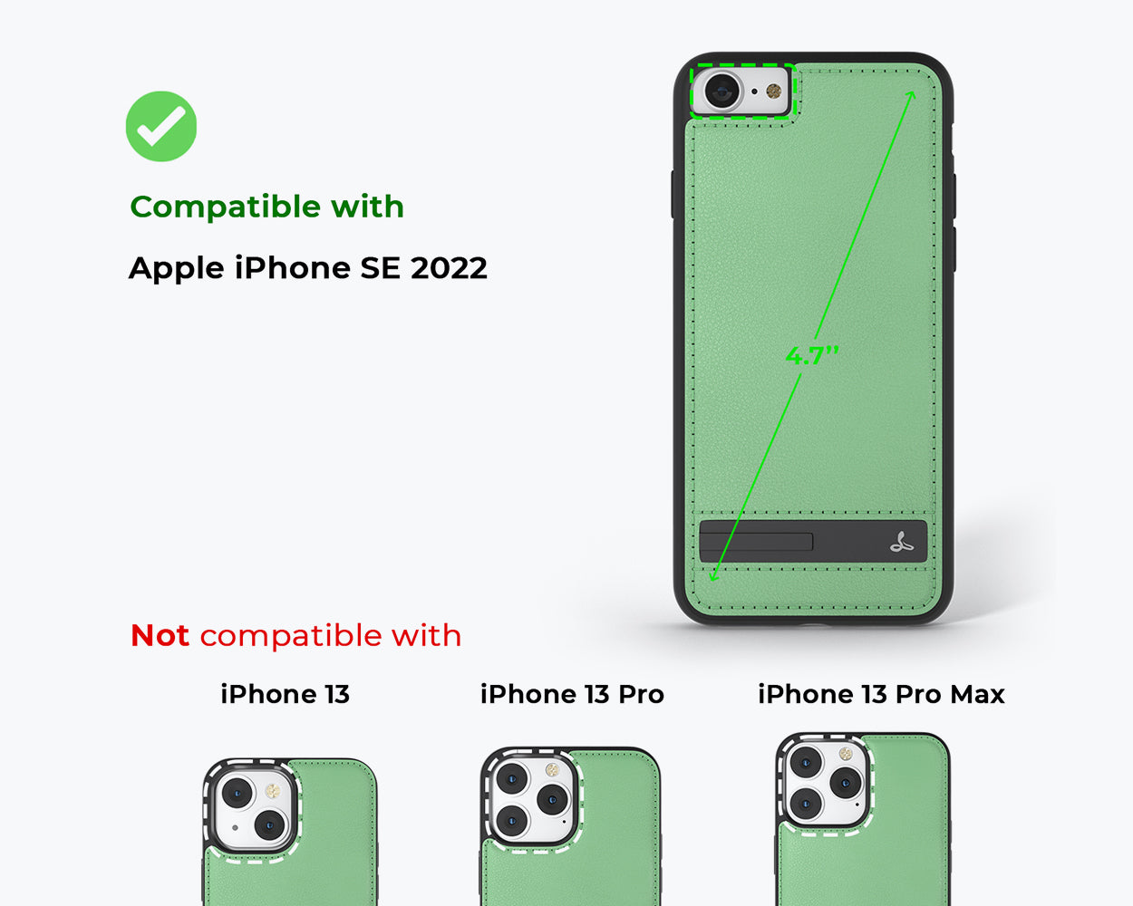 Apple iPhone SE 2022 / 2020 / 8 / 7 - Metro Leather Phone Case