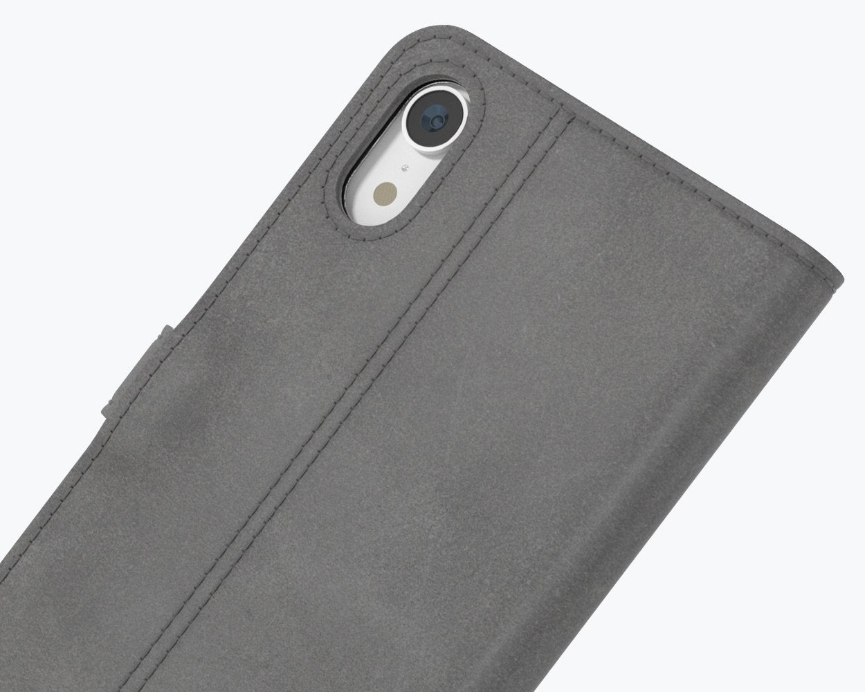 Étui portefeuille en cuir vintage - Apple iPhone XR