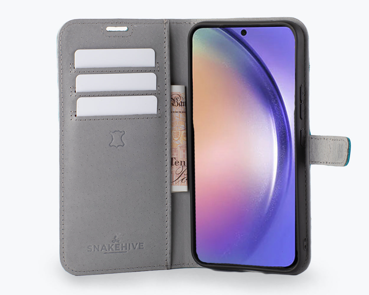 Samsung Galaxy A34 - Vintage Leather Wallet Phone Case