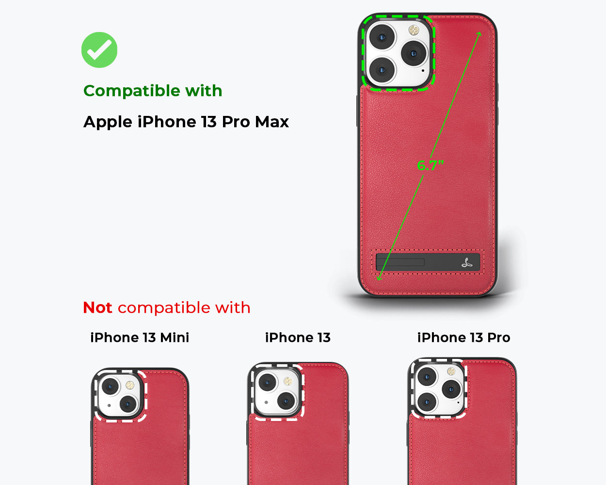 Étui en cuir Metro - Apple iPhone 13 Pro Max