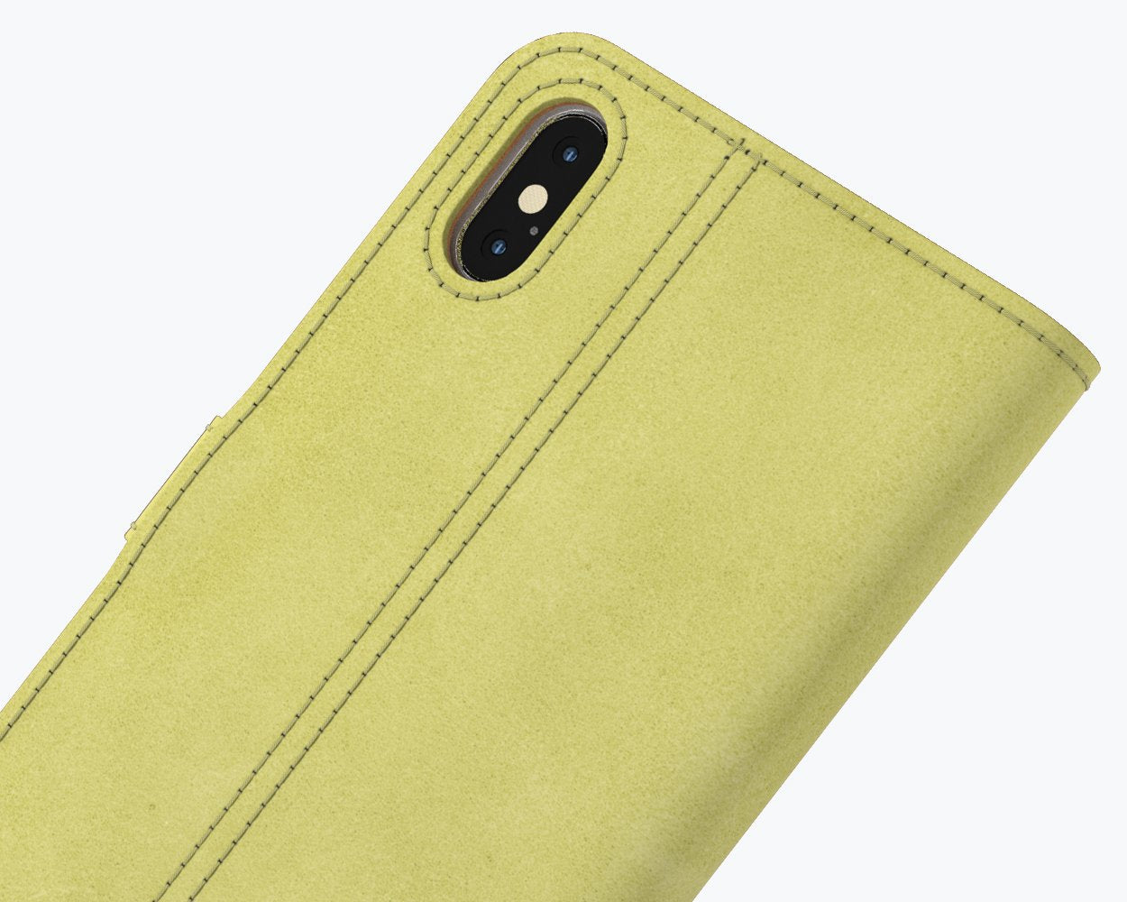 Étui portefeuille en cuir vintage - Apple iPhone X/XS
