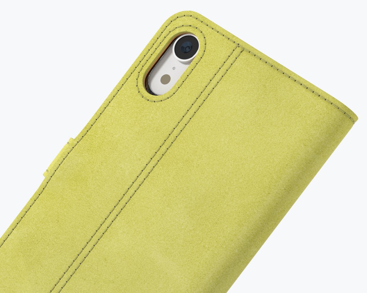 Étui portefeuille en cuir vintage - Apple iPhone XR
