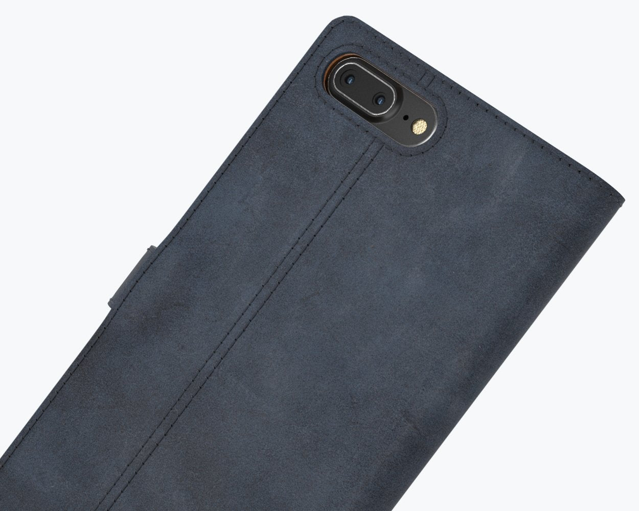 Étui portefeuille en cuir vintage - Apple iPhone 7 Plus