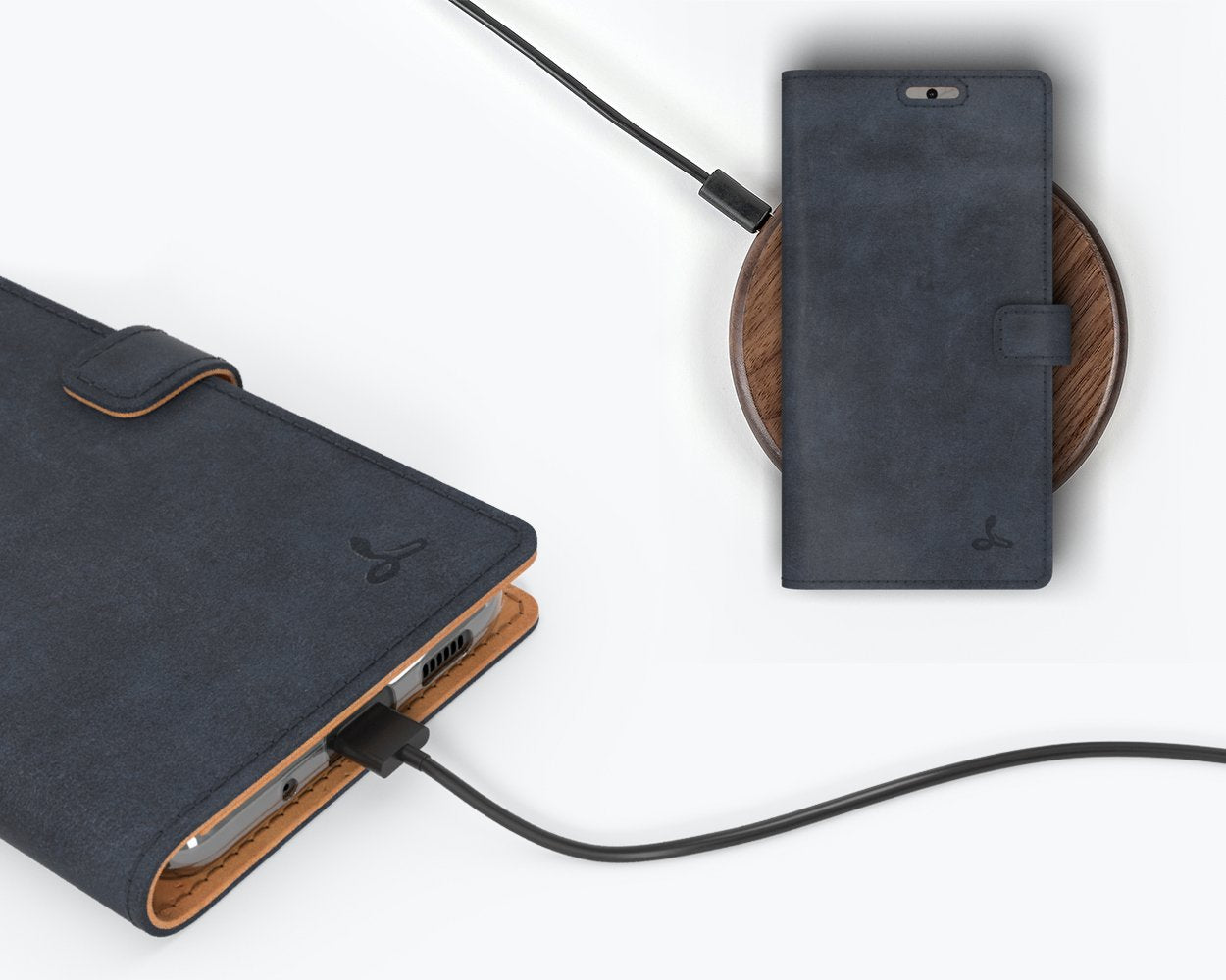 Étui portefeuille en cuir vintage - Samsung Galaxy S20 FE